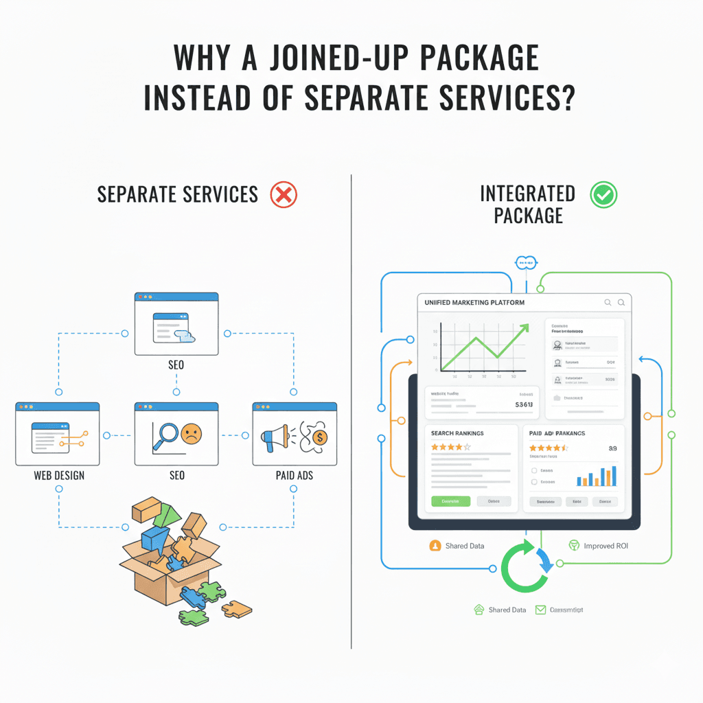 Why a joined up package instead of separate services