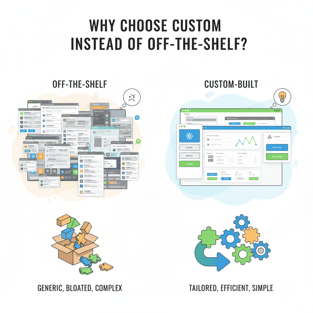 Why choose custom instead of off the shelf